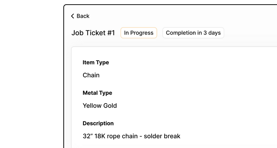 Easy Job Intake
